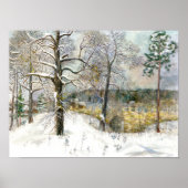 Winterbrücke Poster (Vorne)