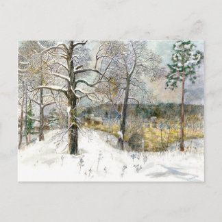 Winterbrücke Postkarte