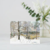 Winterbrücke Postkarte (Stehend Vorderseite)