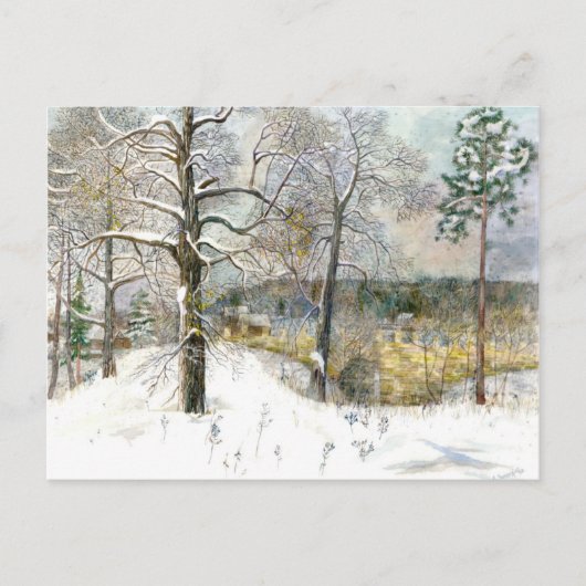 Winterbrücke Postkarte (Vorderseite)
