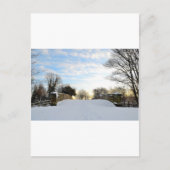 Winterbrücke Postkarte (Vorderseite)