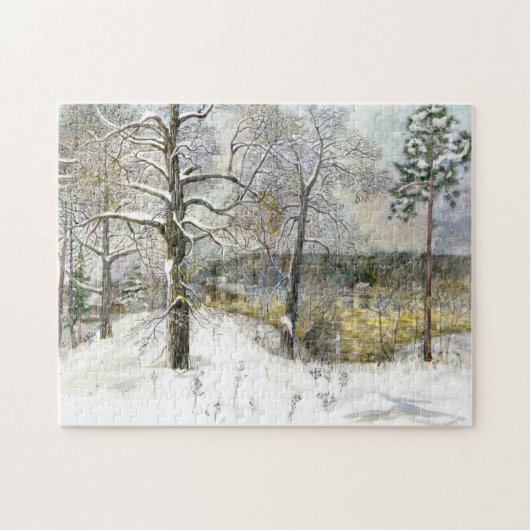 Winterbrücke Puzzle (Horizontal)