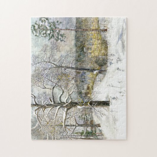 Winterbrücke Puzzle (Vertikal)