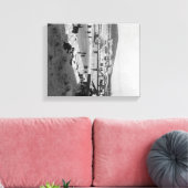 Winterbrücke über den Fluss Fairbanks Leinwanddruck (Insitu (Wohnzimmer))