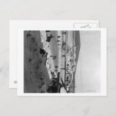 Winterbrücke über den Fluss Fairbanks Postkarte (Vorne/Hinten)