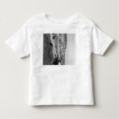 Winterbrücke über Fluss in Fairbanks Kleinkind T-shirt (Vorderseite)