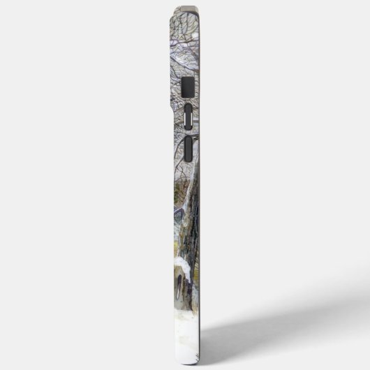Winterbrücke Wasserfarbe Case-Mate iPhone Hülle (Rückseite / Links)