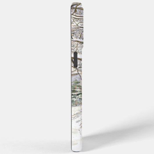 Winterbrücke Wasserfarbe Case-Mate iPhone Hülle (Rückseite / Rechts)