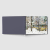 Winterbrücke Wasserfarbe Gästebuch (Voll)