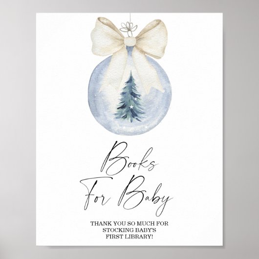 Winterbücher für Babyposter Poster (Vorne)