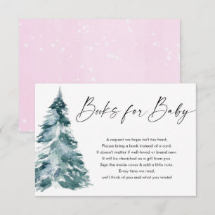 Winterbücher für Goldene Babybrille  Begleitkarte