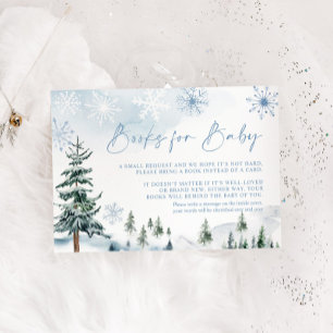 Winterbücher für Kinderkarte Begleitkarte