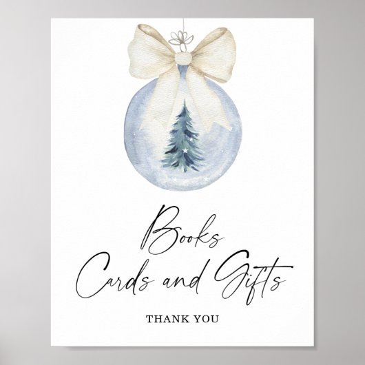 WinterBUCHKARTEN UND GIFTS Poster (Vorne)