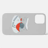 Winterbullfinkenvogel und Rowan Beeren Case-Mate iPhone Hülle (Rückseite (Horizontal))