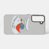 Winterbullfinkenvogel und Rowan Beeren Samsung Galaxy Hülle (Rückseite (Horizontal))