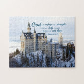 Winterburg, Psalm 46 1-2 Bibelverse Puzzle (Horizontal)