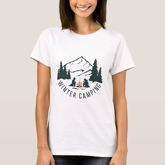 WinterCamping T-Shirt (Vorderseite)
