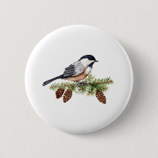 WinterChickadee Button (Vorderseite)