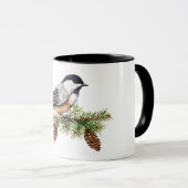 WinterChickadee Tasse (VorderseiteRechts)