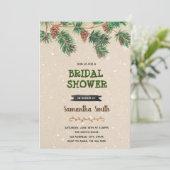 Winterchristliche Party Einladung (Stehend Vorderseite)