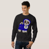 Wintercoat Shih Tzu Maltese (blau) Sweatshirt (Vorne ganz)