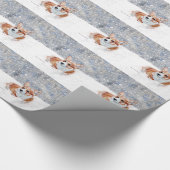 WinterCorgi Geschenkpapier (Ecke)