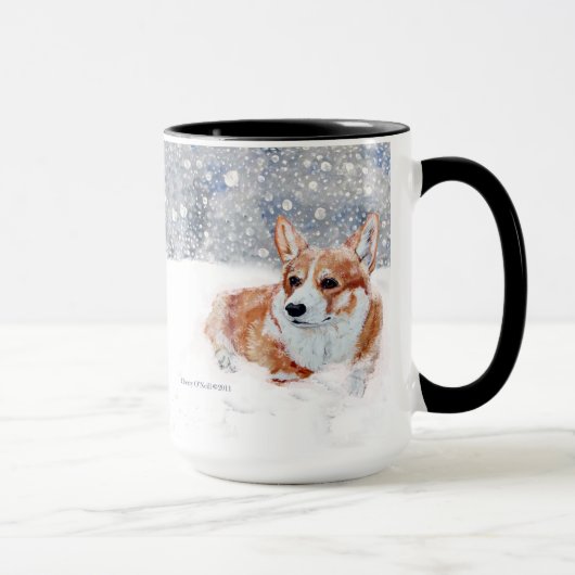 WinterCorgi Tasse (Rechts)