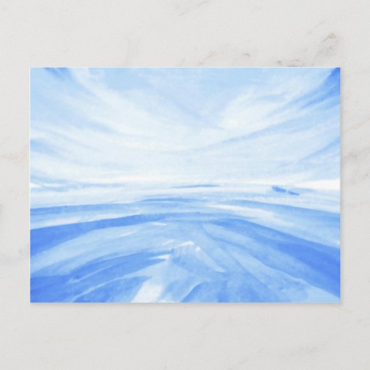 Winterdämmerung Postkarte (Vorderseite)