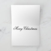 Winterdampf Feiertagskarte (Innenseite)