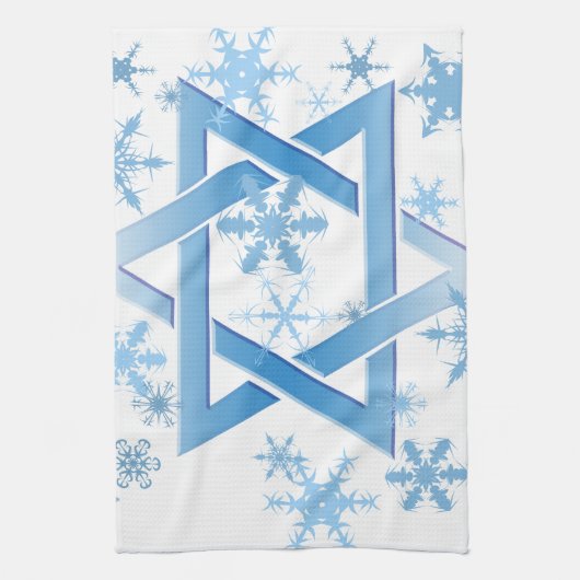 Winterdavid Geschirrtuch (Vertikal)