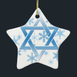 Winterdavid Keramik Ornament<br><div class="desc">Star Ornament</div>