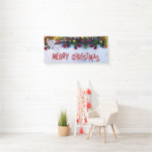 Winterdekorationen Ornamente Frohe Weihnachten Banner (Insitu)