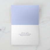 Winterdenken an Sie - schneebedeckte Branchen Karte (Innenseite)