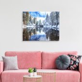 Winterdenken bei Yosemite Leinwanddruck (Insitu (Wohnzimmer))