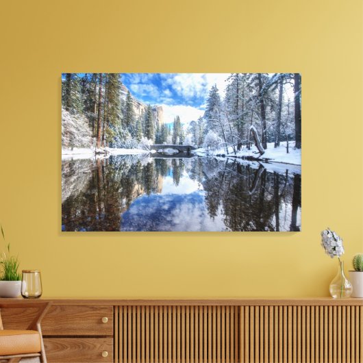 Winterdenken bei Yosemite Leinwanddruck (Insitu (Wohnzimmer))