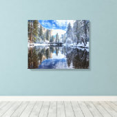 Winterdenken bei Yosemite Leinwanddruck (Insitu (Holzboden))