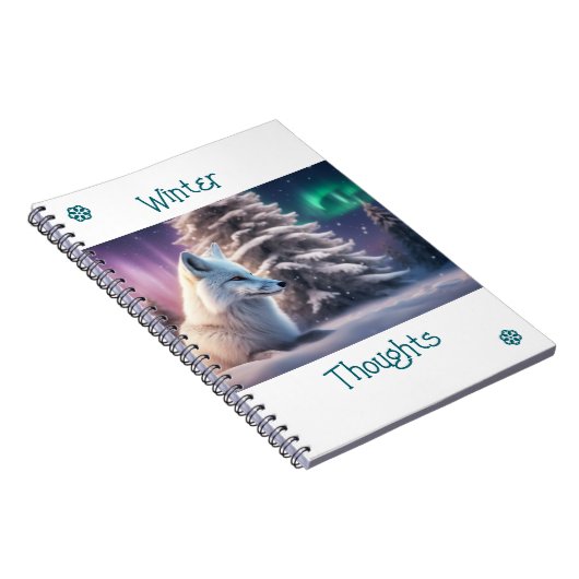 Winterdenken Notizblock (Rechte Seite)