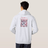 Winterdesign Männermuster Hooded Sweatshirt (Schwarz voll)