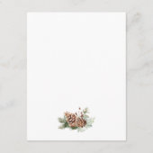 Winterdetails Hochzeit Begleitkarte (Rückseite)