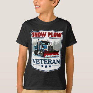 Winterdienst Schneepflug Veteran Ruhestand Lustig T-Shirt