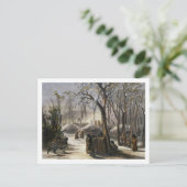 Winterdorf der Minatarres, Teller 26 von Vo Postkarte (Stehend Vorderseite)