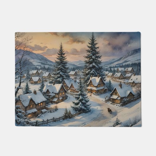 Winterdorf Doormat Fußmatte (Vorderseite)