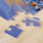 Winterdorf-Feiertag Puzzle (Seite)