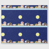 Winterdorf Geschenkpapier (Flach)