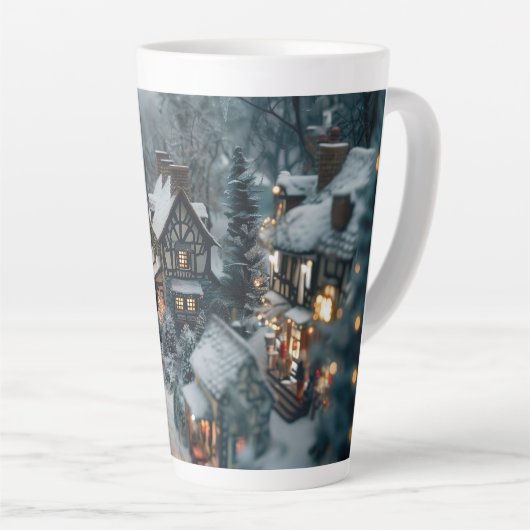 Winterdorf Milchtasse (Rechte Ecke)