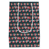 Winterdorf Mittlere Geschenktüte (Rückseite)