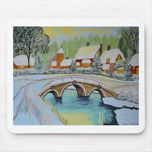 Winterdorf Mousepad (Vorne)