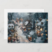 Winterdorf Postkarte (Vorne/Hinten)