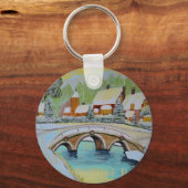 Winterdorf Schlüsselanhänger (Vorderseite)