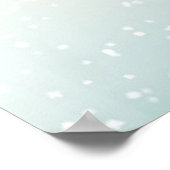 Winterdorf: Schneelandschaft Poster (Ecke)